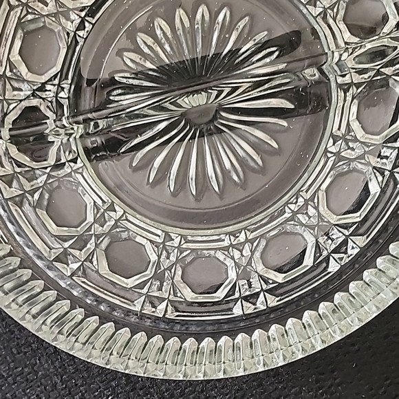 Federal Glass Dividefd Relish Dish - Picture 6 of 7